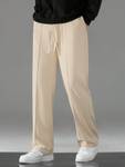 KAJARU Solid Men Beige Track Pants