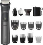 PHILIPS MG7920/65, 13 in 1 Multigroomer, Patented Twin Trim Tech Trimmer 120 min Runtime 17 Length Settings  (Grey)