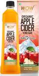 WOW Life Science Organic Apple Cider Vinegar – with strand of mother – not from concentrate Vinegar  (750 ml)