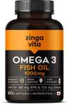 Zingavita Omega 3 Fish Oil Capsule Mercury Free Formula