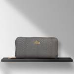 LAVIE Women Casual Grey Artificial Leather Wallet  (6 Card Slots)