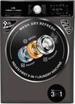IFB 8.5/6.5 kg Washer with Dryer Refresher 3-in-1 Laundrimagic Wi-Fi Enabled Inverter with Steam Ready to Wear Clothes with In-built Heater Black, Grey