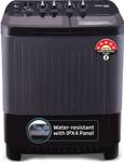 Voltas Beko by A Tata Product 9 kg washing machine with Soft Closing door, Water proof IPX4 protection, Special Pulsator and Double Waterfall Semi Automatic Top Load Black, Grey  (WTT90UDX/BKGR4KGTD)