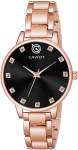 Caviot Party Wear Stylish Rose Gold Chain Analog Watch  - For Women