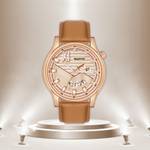 Roadster Day and Date Display Analog Watch – For Men RD-10 Rose