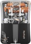 Kinsco Aqua Flame Pro ISI Mark with Zinc Copper and Alkaline Tds Adjuster 15 L RO + UV + UF + Copper Guard + pH enhancer Water Purifier  (Black)