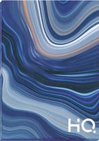 NAVNEET HQ Onyx Case Bound Note Book A5 Notebook Single Ruled 192 Pages (Navy Blue)