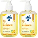 Dr Kleenz Hand Wash Lemon Pack of 2 (250ml x 2) Hand Wash Pump Dispenser (2 x 250 ml)