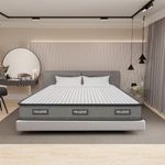 Neobest Orthopedic| Dual Foam 3 Layers Hypoallergenic & Breathable Fabric| Tape Edge 8 inch inch King High Resilience (HR) Foam Mattress (L x W: 78 inch x 72 inch)