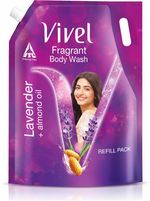 Vivel Lavender & Almond Oil Fragrant Body Wash (1.3 L)