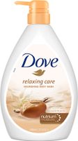 DOVE Relaxing Shea Butter Body Wash with Vanilla for Soft Skin, Soothing Scent (1000 ml)