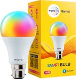 Wipro 9 W Bluetooth Standard B22 LED Bulb (Multicolor)