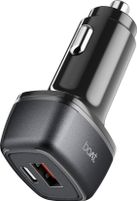 boAt 48 W Turbo Car Charger (Black, With USB Cable)