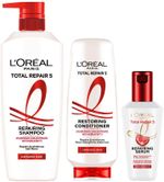 L’Oréal Paris Total Repair 5 Shampoo 650ml + Conditioner 175ml + Serum 40ml (3 Items in the set)