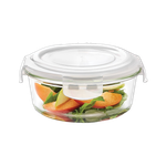 BOROSIL Glass Grocery Container – 400 ml (Clear)