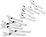 BERGNER Essential Plus Passion 6 Dinner Spoon and 6 Dinner Fork, …more