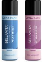 BELLAVITA Polar Breeze & Mystic Bloom Deodorant Combo|2x200ml|Long lasting Fragrance| Deodorant Spray  –  For Men & Women (400 ml, Pack of 2)