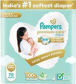 Pampers Premium Care Pant Diapers – New Born (70 Pieces)