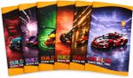 NAVNEET Youva Soft Bound Long Book 17×27 cm Regular Notebook Single Line 172 Pages (Multicolor, Pack of 6)