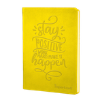 Paperkraft Designer Series with PU leather A5 Diary Unruled 192 Pages (Yellow)