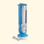 Pigeon Radiance Rechargeable LED Torch | 1800mAh Battery & 2-in-1 Lantern 3 hrs Torch Emergency Light (Blue)