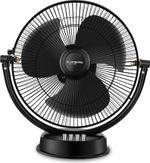 Longway Speedy with 2 Year Warranty Ultra High Speed 300 mm Table Fan (Black | Pack of 1)