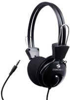 ZEBRONICS ZEB-PLEASANT Wired Headset (Black, On the Ear)