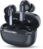 Noise Buds UNO, 40Hrs Playtime, Quad Mic with ENC, Premium Leather Accent, Dual Pair Bluetooth Headset (Navy Grain, True Wireless)