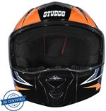 STUDDS NINJA ELITE SUPER D6 Motorbike Helmet (MATT BLACK N10)