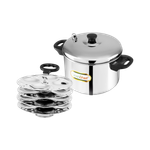 Greenchef Vesta Induction Idli Maker (4 Plates , 16 Idlis )