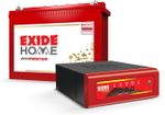 EXIDE Star 1125/12V Inverter with IMTT2000 200Ah Tall Tubular Battery with 3 Year Warranty Pure Sine Wave Inverter (1100 VA)