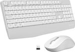 ZEBRONICS Companion 202 Wireless Standard Desktop Keyboard Compatible with Desktop, Laptop, Mac 104 Keys, Copilot AI Key, 12 Multimedia Keys, 1600 DPI, Silent, 4 Buttons (White)