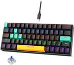 Tizum Archer Tech Lab Wired USB Standard Gaming Keyboard Compatible with Desktop, iPad, Laptop, Mac, Tablet (Multicolor)