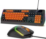 Tizum Archer Tech Lab wired gaming keyboard & mouse combo Wired U…more