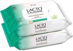 Lacto Calamine Daily Cleansing wipe with Aloe, Cucumber, Vitamin E, Paraben & Alcohol Free Makeup Remover (50)