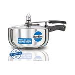Hawkins Wide (HSS3W) 3 L Induction Bottom Pressure Cooker (Stainless Steel)