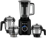 Atomberg Zenova Fresh | Safety Features | Coarse Mode for Silbatta-like Texture | 550 W Mixer Grinder (Zenova Fresh | 4 Jars | Black)
