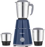 BAJAJ GX 1 500 W Mixer Grinder (410570 | 3 Jars | Blue)