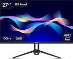 MarQ by Flipkart 68.58 cm (27 inch) Quad HD LED Backlit IPS Panel…more
