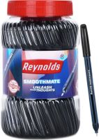 Reynolds Smoothmate Ball Pen (Pack of 50, Ink Color – Black)