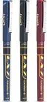 LUXOR Schneider LX7 Technoroller| 0.7 mm tip| German Technology| 100% Liquid Ink Roller Ball Pen (Pack of 3, Ink Color – Blue+Black+Red)