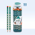 HAUSER One Wooden Pencil Pack of 50 Pencil (Set of 50, Green)