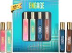 Engage Celebrations Perfume Gift Pack for Men & Women 25ml x4,