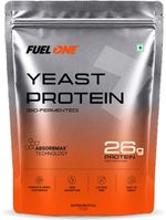 FUELONE Bio-fermented Yeast Protein Isolate 5.28g BCAA, 3.23g Glutamic Acid Whey Protein (1 kg, Chocolate)