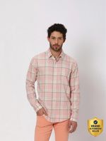 MUFTI Men Slim Fit Checkered Spread Collar Casual Shirt