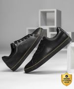 RED TAPE Casual Sneaker Shoes for Men | Elegantly Rounded Front, Soothing Insole Sneakers For Men (Black , 9)