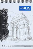 DOMS Wiro Binding Notebook | Plain | 21.0 x 29.7 cm Sketch Pad Sk…more