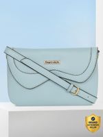 Fastrack Blue Women Sling Bag Blue Clutch