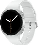 Samsung Galaxy Watch8 (44mm, LTE) (White Strap, Large)