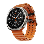 Fire-Boltt Axiom 1.43″ AMOLED Display Smartwatch BT Calling, Wireless Charging & Metal Case Smartwatch (Orange Strap, Free Size)